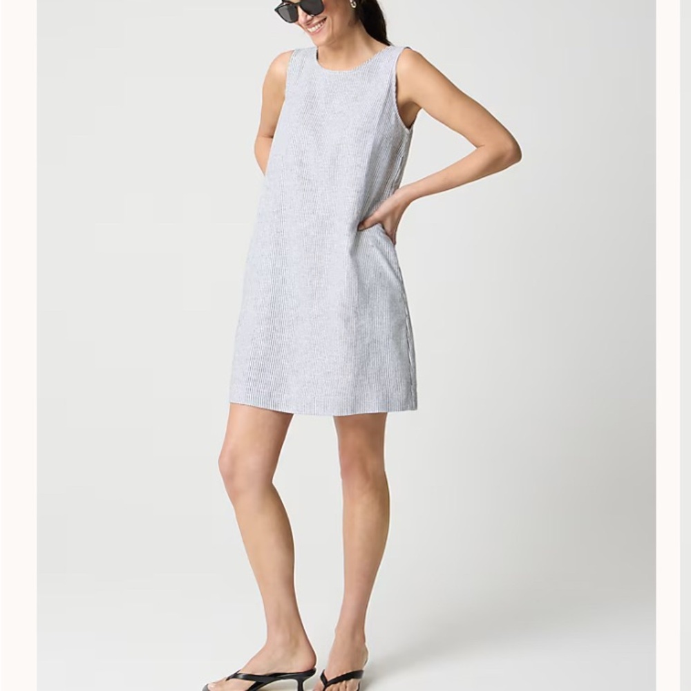 J. Crew Factory Gray Mini Dress